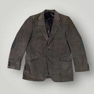 Sheplers Blazer Mens 44L Brown Corduroy Western Sport Coat Elbow Patches